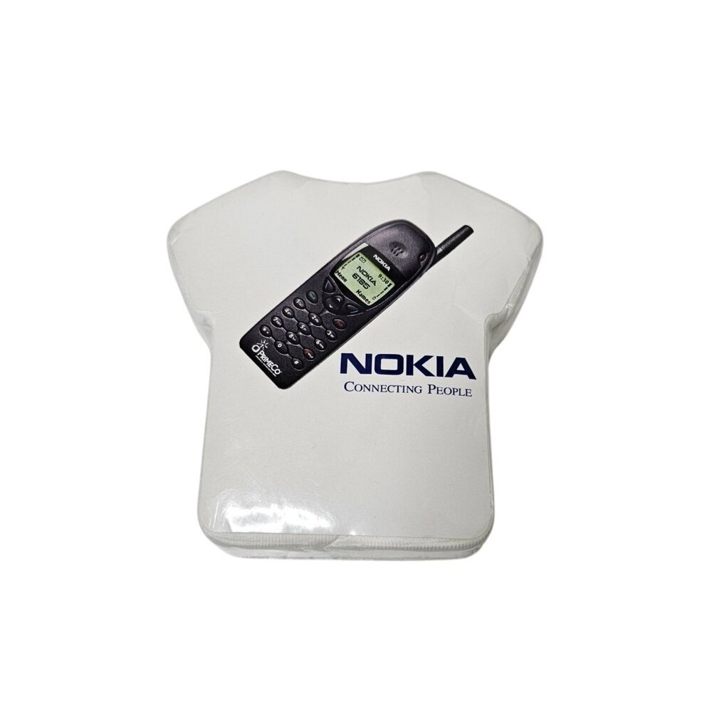 Vintage 90s Nokia Promo T-Shirt Cellphone Men's XXL Tech Graphic Tee NEW SEALED